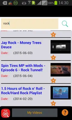 Play Tube Search android App screenshot 2